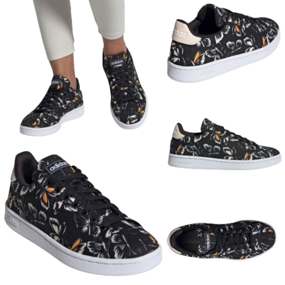 Adidas x Farm Rio Advantage Butterfly Sneakers EF0133 Size 7 NIB - Picture 2 of 14